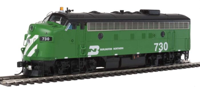 EMD F7A Tsunami(R) Sound & DCC -
Burlington Northern (Cascade Green, white, black)