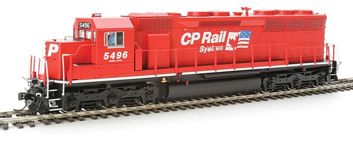 EMD SD45 - SoundTraxx(R) Tsunami(R)
Sound & DCC - Canadian Pacific (1995 red, Dual Flag Logo)