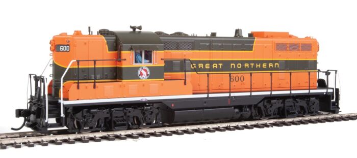 EMD GP7 - LokSound Select Sound and
DCC -- Great Northern (Pullman Green, Omaha Orange, yellow)