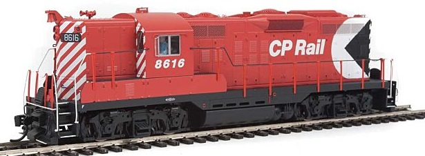  EMD GP7 - LokSound Select Sound and
DCC -- CP Rail  (Action Red, white, black; Multimark Logo)

 
