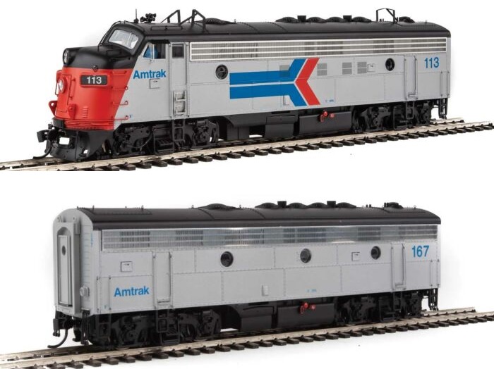  Amtrak FP7 & F7B Locomotive Set

 