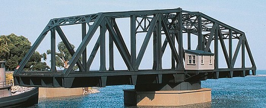  Double-Track Railroad Swing Bridge - Kit 