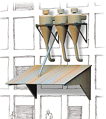  Wall-Mount Industrail Dust Collectors Kit 