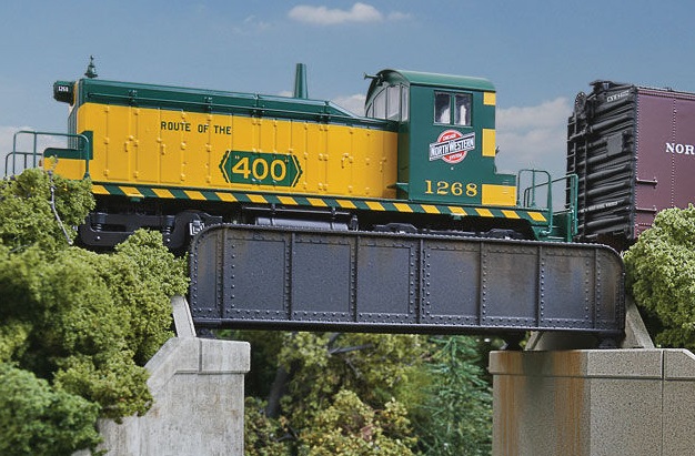  30' Single-Track Railroad Through Girder Bridge -- Kit 