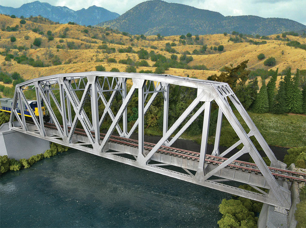  Arched Pratt Truss Railroad Bridge - Single-Track - Kit 