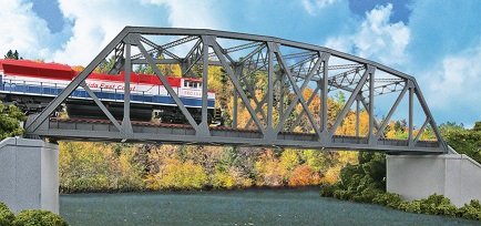  Arched Pratt Truss Railroad Bridge - Double-Track Kit 