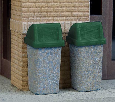  Modern Trash Cans pkg(24) 